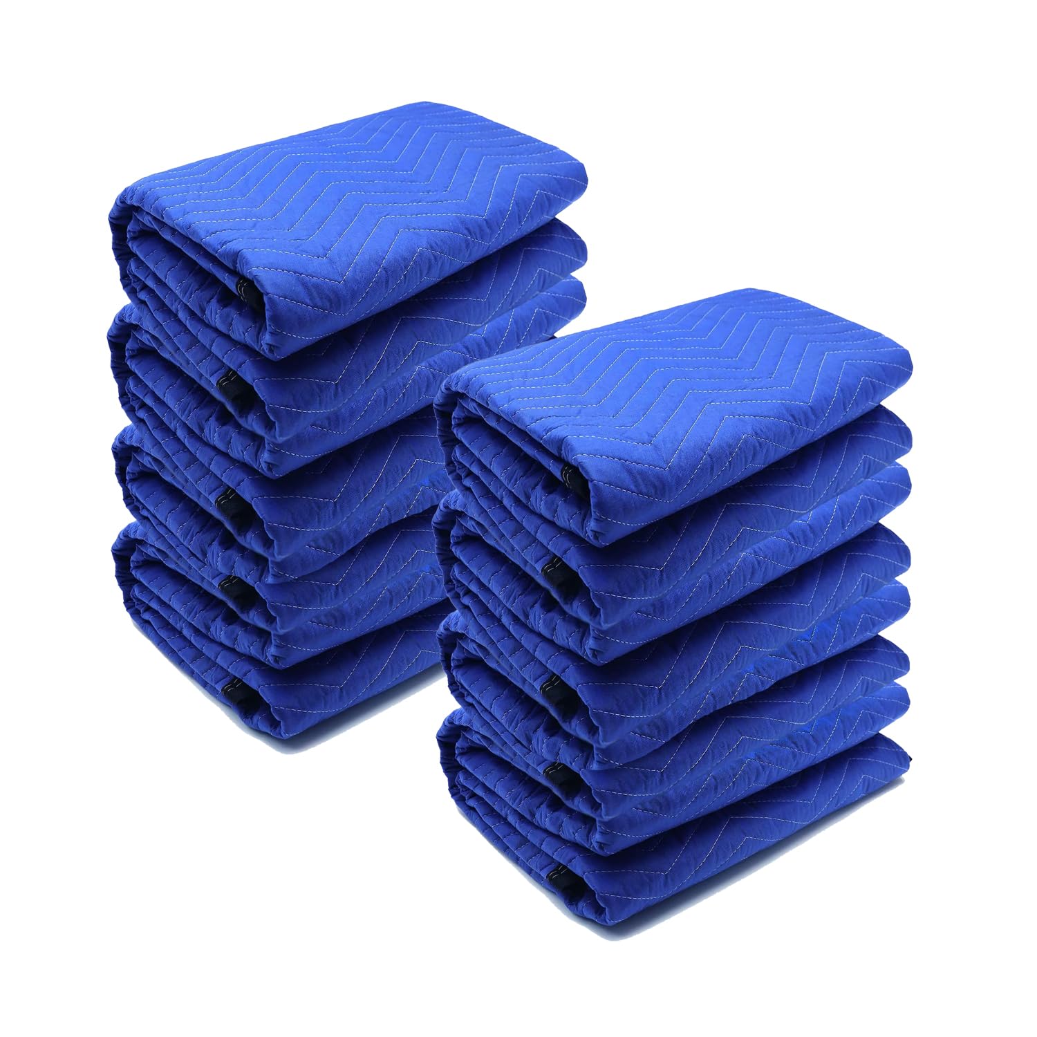 8 Pack Heavy Duty Moving Blankets 40x72in - Quilted Padded Packing Blankets for Furniture Protection, Shipping & Moving Supplies | Ideal for Home Moves, Warehousing & Furniture Transport
