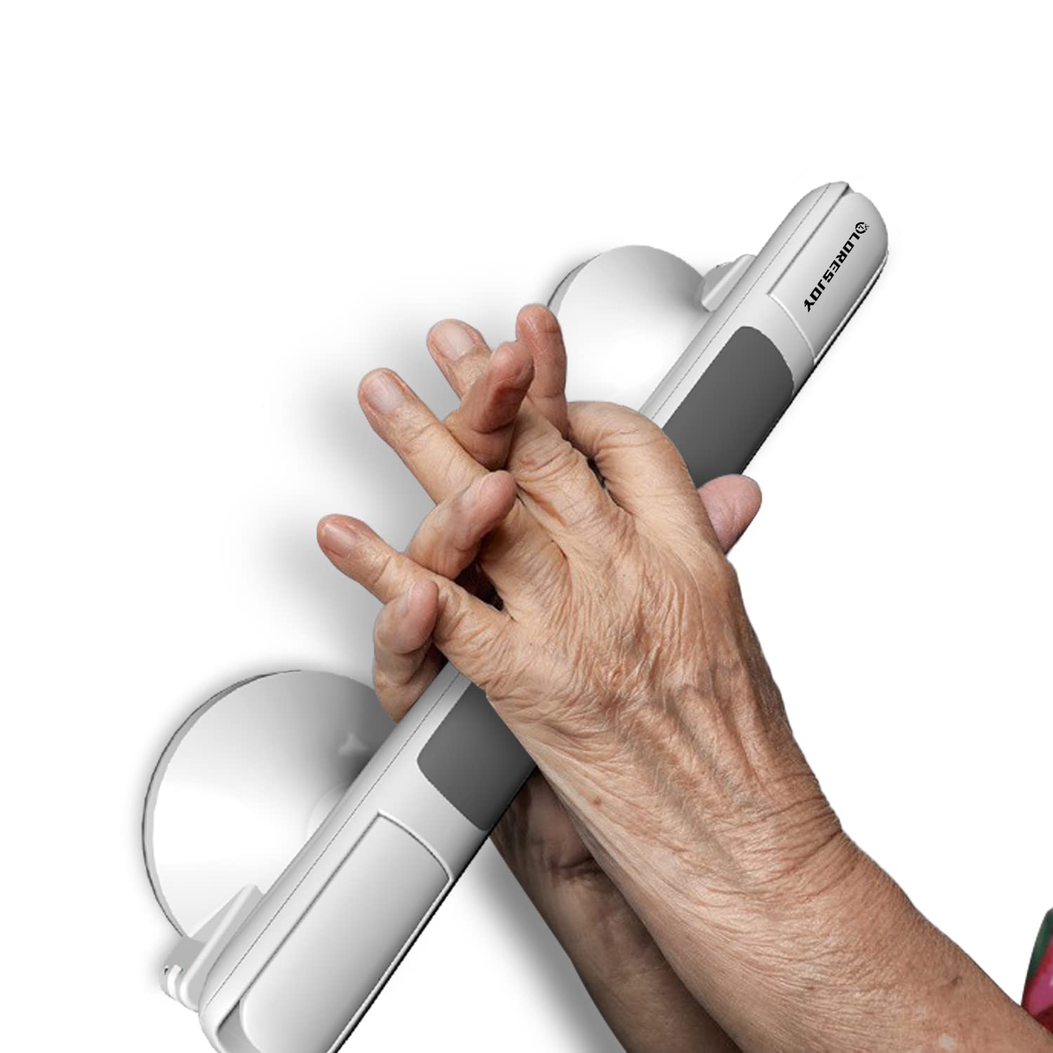 **Non-Slip Suction Shower Grab Bars for Elderly & Seniors - Bathtub Safety Handles with Strong Suction, No Drilling, Waterproof - Ideal for Bathroom, Shower & Wet Areas**