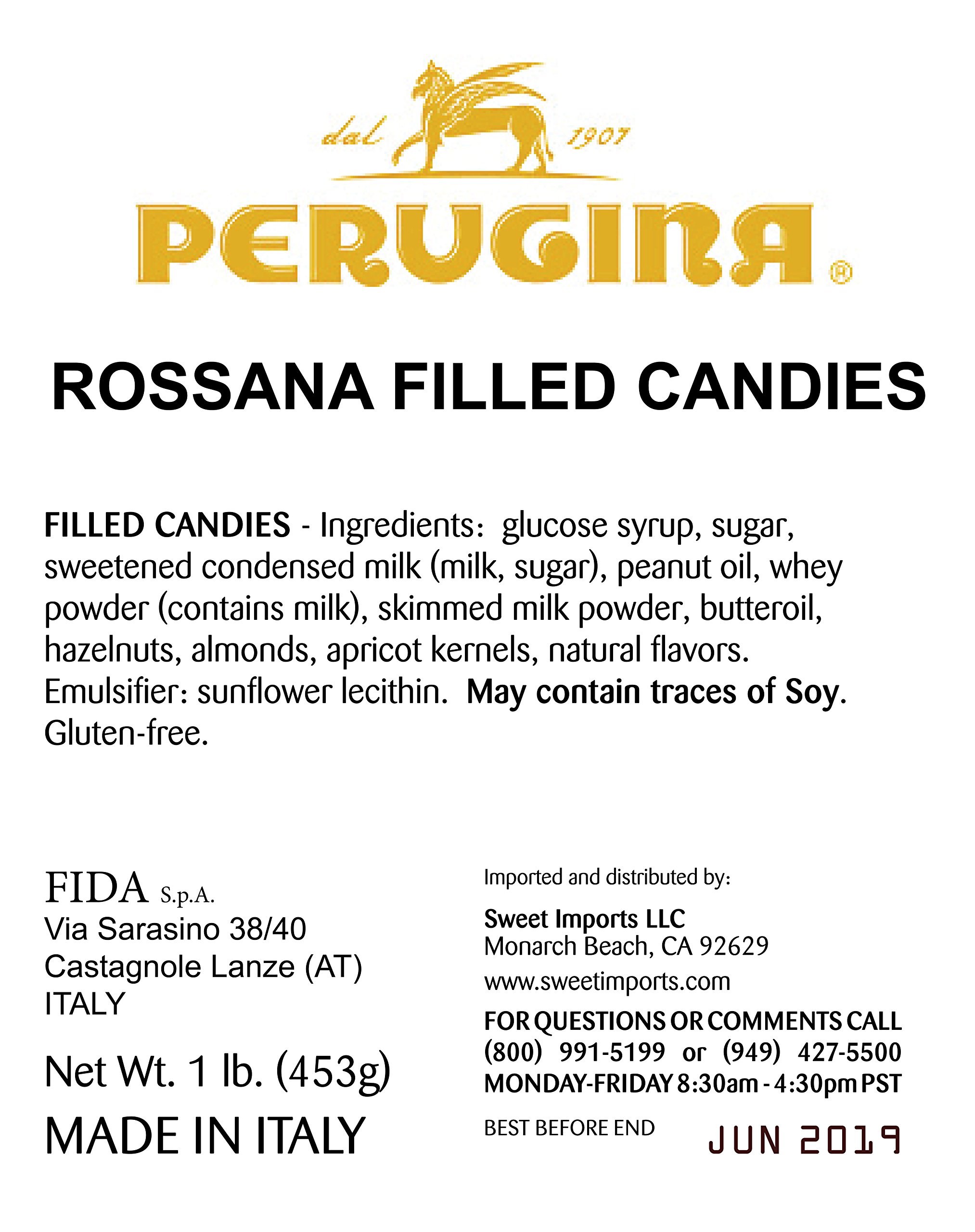 Rossana Hard Candy - Italian Filled Candy (1lb) for Gifts & Parties