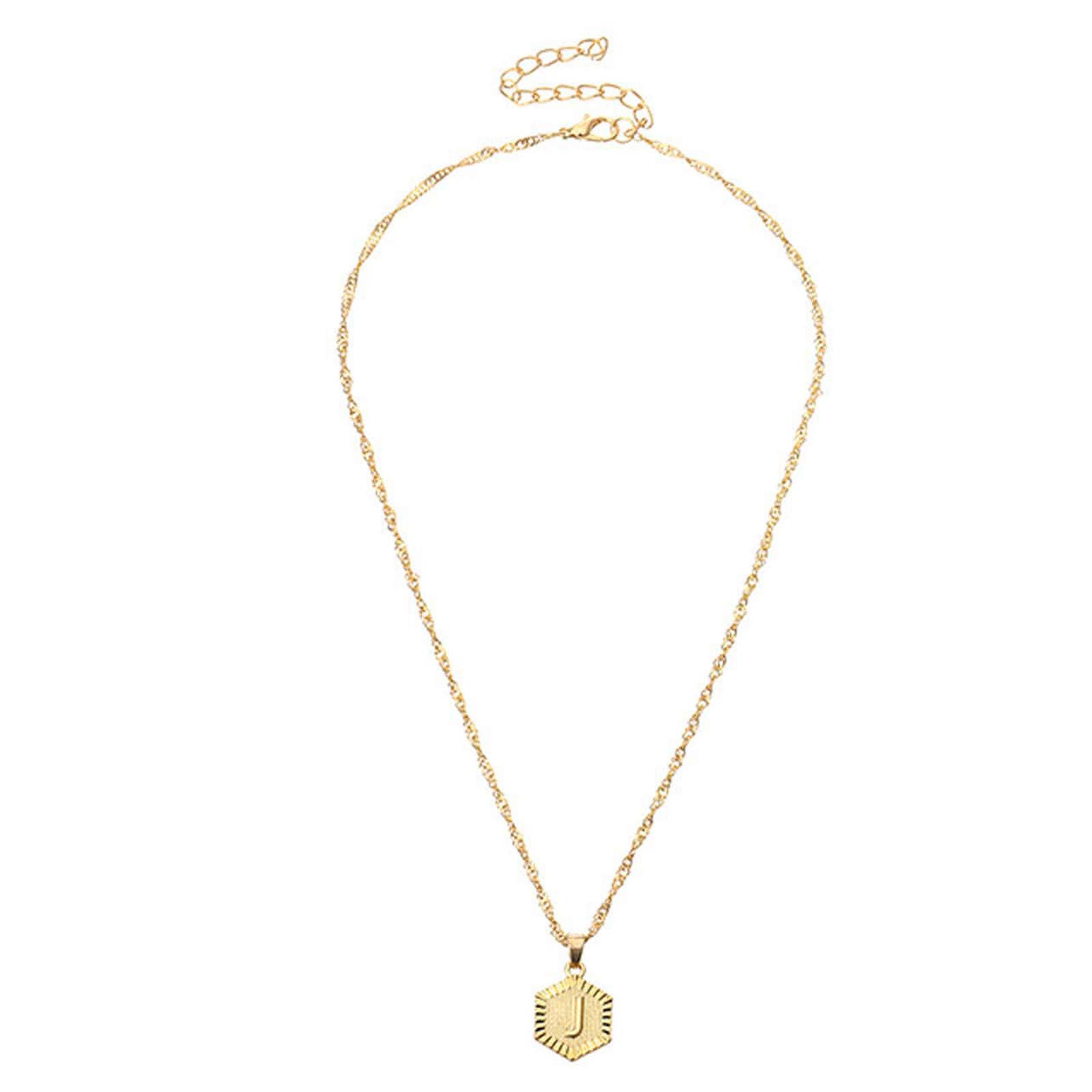 Personalized 26 English Letter Name Necklace for Women - Fashion Pendant Chain Jewelry Gift for Her, Perfect for Birthdays, Anniversaries & Special Occasions