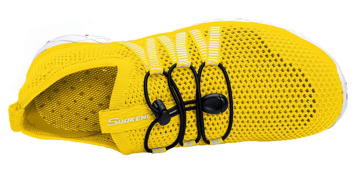 SUOKENI Women's Quick Dry Slip On Water Shoes - Lightweight Aqua Shoes for Beach, Pool, Surfing & Water Sports | Perfect for Swimming, Kayaking & Outdoor Activities