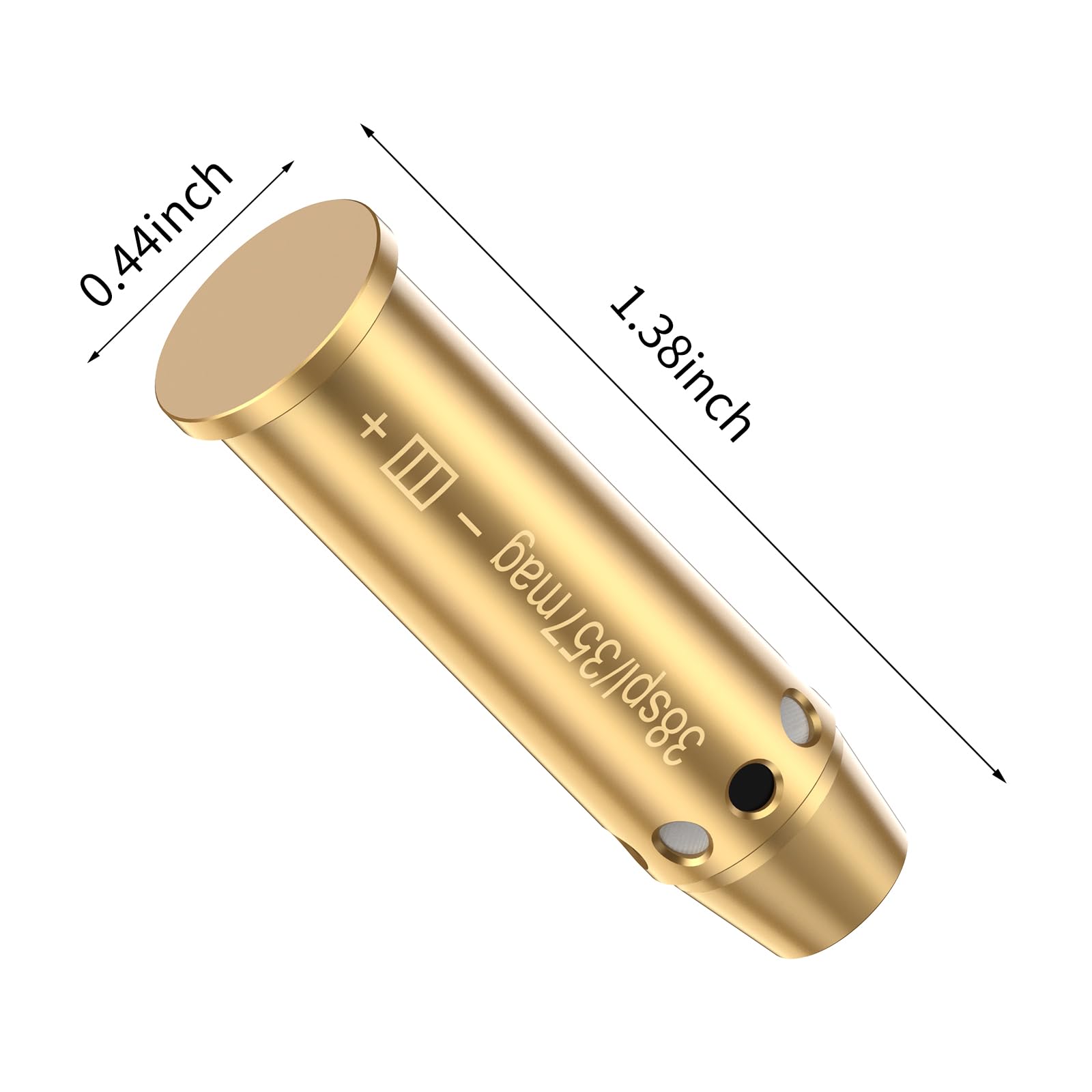**357 Magnum/38 Special Red Laser Bore Sighter - High Precision Boresighter with Batteries for Hunting, Shooting & Firearm Zeroing | Perfect for Rifles, Pistols & Range Practice**
