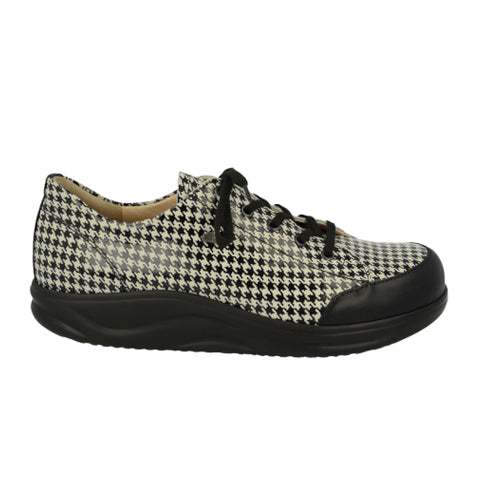 Finn Comfort Altea Lace Up Women's Comfort Shoes - Spectrum/Schwarz/Ice Colors - Perfect for Walking, Travel & All-Day Wear