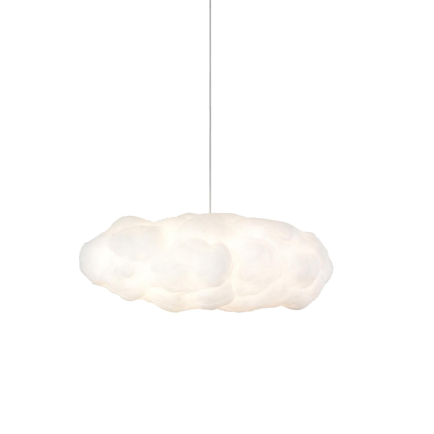 Modern Cloudy Glass Pendant Light - Elegant Hanging Ceiling Lamp for Kitchen Island, Dining Room & Bedroom Decor