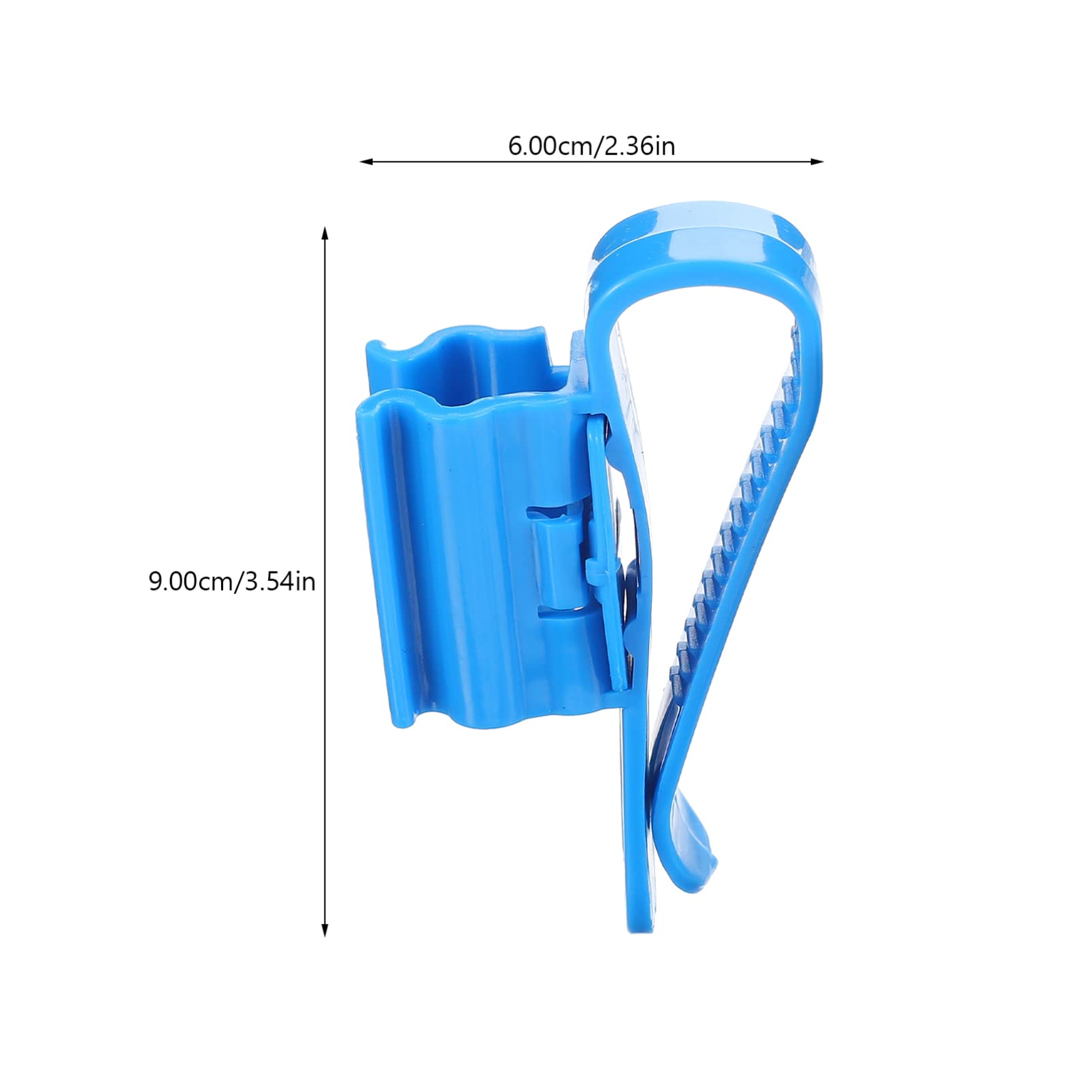 Mipcase 4pcs Plastic Aquarium Retainer Clips - Adjustable Fish Tank Water Clamp, Hose Holder & Hanger for Flex Duct | Perfect for Securing Pipes, Cables & Accessories in Saltwater & Freshwater Tanks