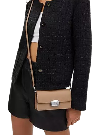 Coach Eliza Small Flap Crossbody Bag for Women - Genuine Leather Shoulder Purse with Adjustable Strap | Perfect for Work, Travel & Everyday Use