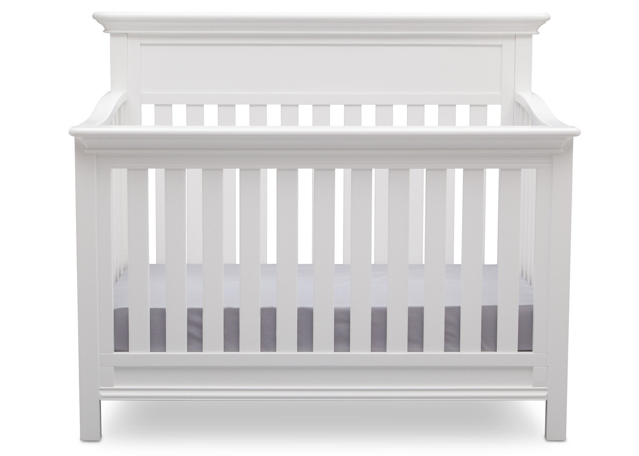 Fernwood 4-in-1 Convertible Baby Crib - Toddler Bed, Daybed & Full-Size Bed Frame - Safe Nursery Furniture for Newborns to Teens - Perfect for Bedrooms, Daycare & Guest Rooms