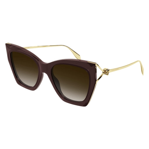 Alexander McQueen AM0375S Designer Sunglasses for Women - Luxury UV Protection Shades for Fashion & Outdoor Activities
