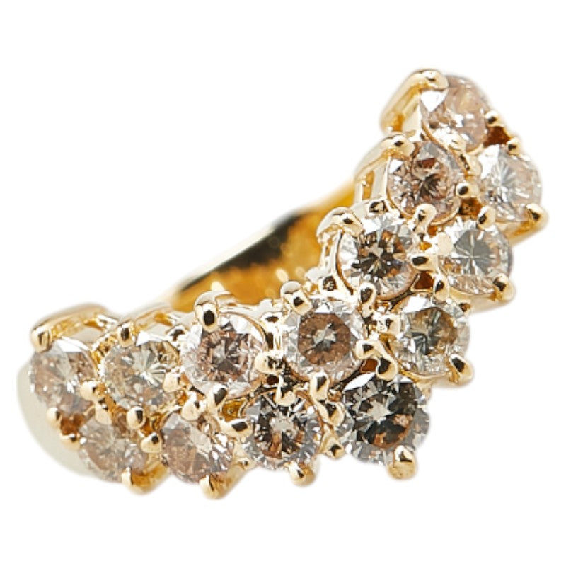 18K Yellow Gold Diamond Ring for Women - Elegant Solitaire Engagement & Wedding Band - Perfect for Proposals, Anniversaries, and Special Occasions