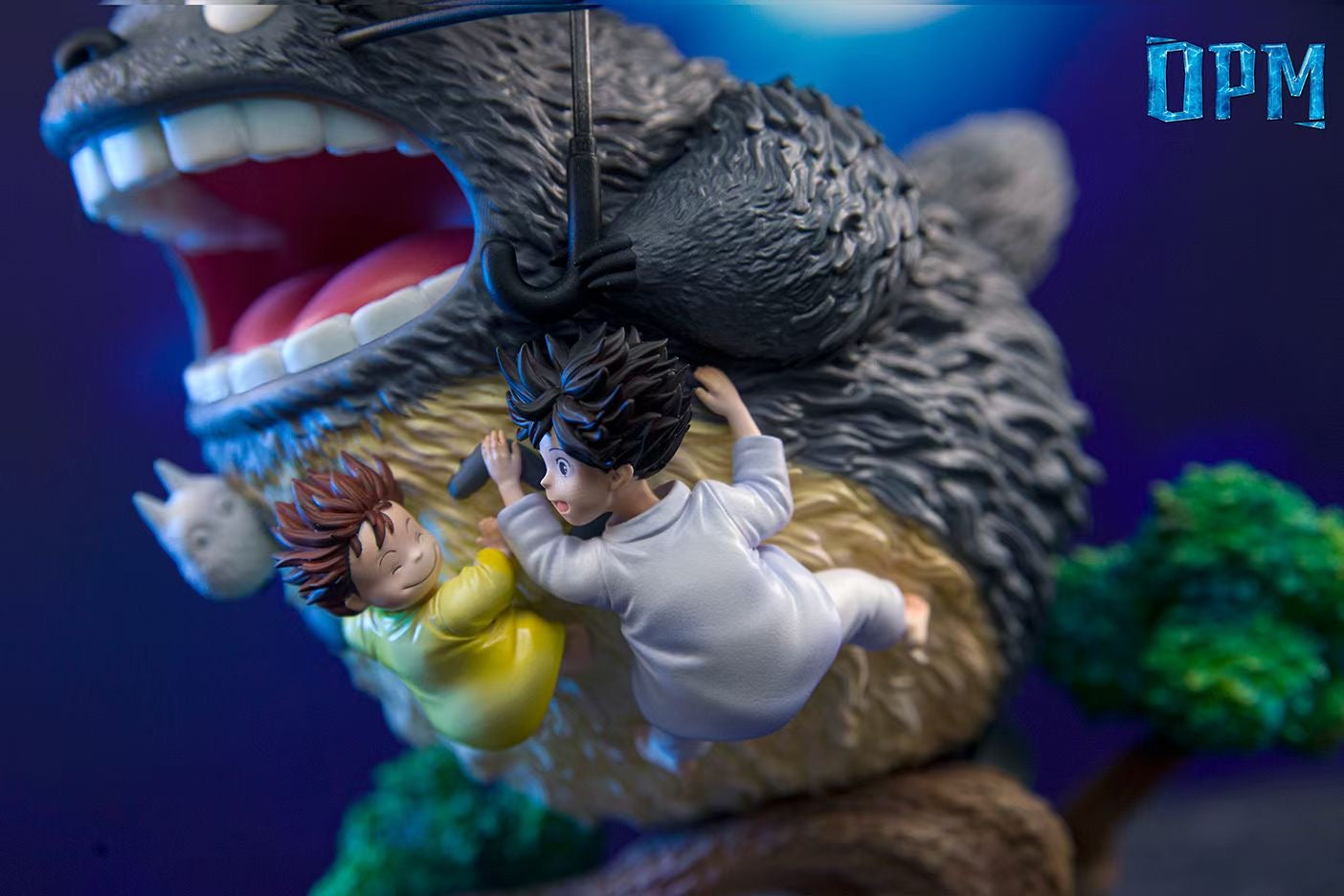 OPM Studio My Neighbor Totoro Small Figurine - Cute Anime Collectible Decor for Desk, Shelf & Gifts | Studio Ghibli Inspired Home & Office Decoration