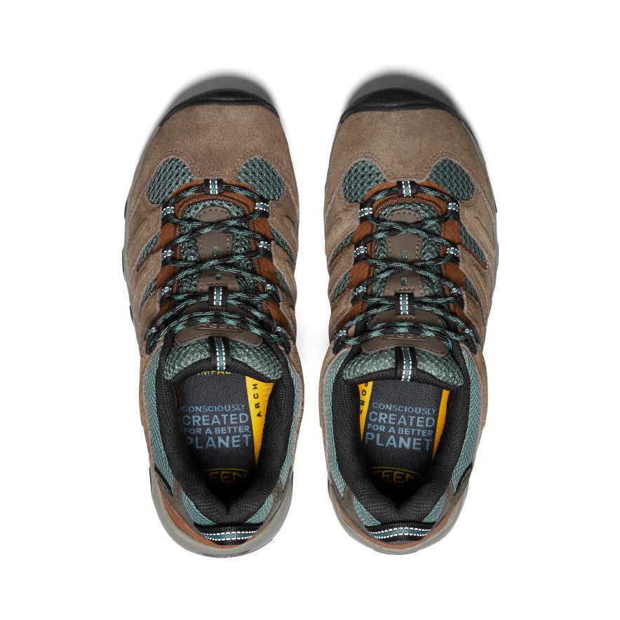 Women's Waterproof Hiking Shoes for Outdoor Adventures - Lightweight & Durable Trail Running Shoes for Women (Shitake/Dark Forest) - Perfect for Hiking, Camping & Mountain Climbing