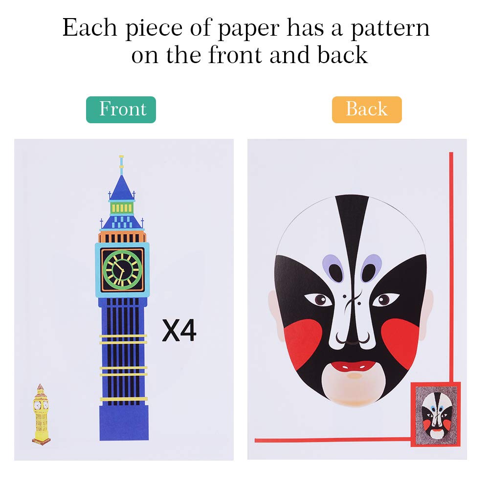 3D Printer Drawing Paper - SHONCO 20pcs Design Paper Molds for 3D Drawing Practice | Perfect for DIY Art Projects, School STEM Activities & Creative Model Making