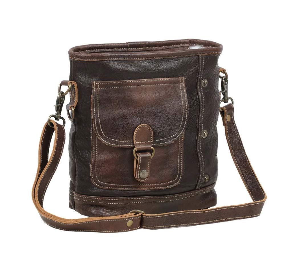 Myra Bag Rocky Genuine Leather Shoulder Bag for Women - Stylish & Durable Crossbody Purse S-1560 | Perfect for Work, Travel & Everyday Use