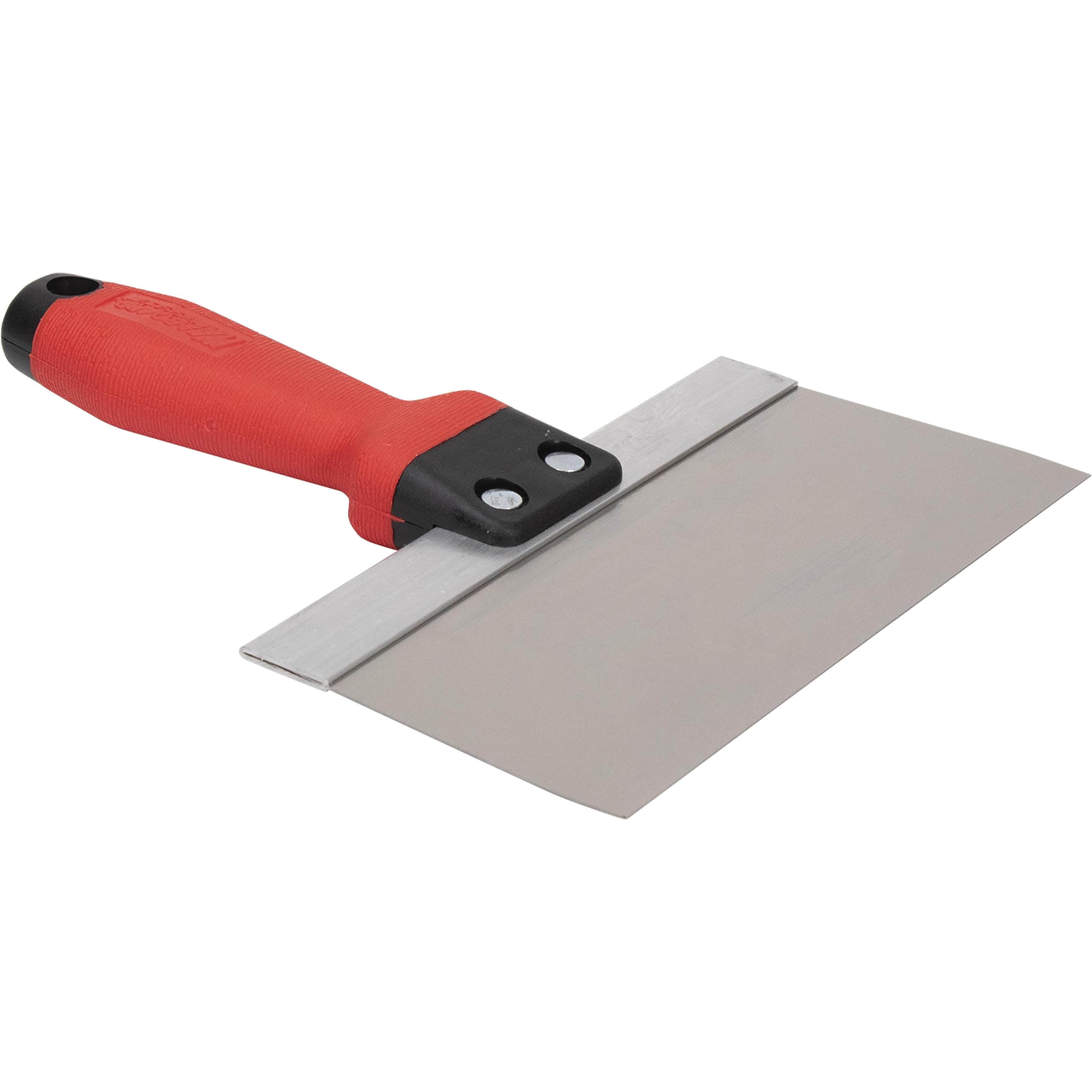 Tuff Grip 8-Inch Stainless Steel Drywall Taping Knife - Professional US-Made Tool for Smooth Joint Compound Application | Perfect for Home Renovation & Drywall Repair Projects