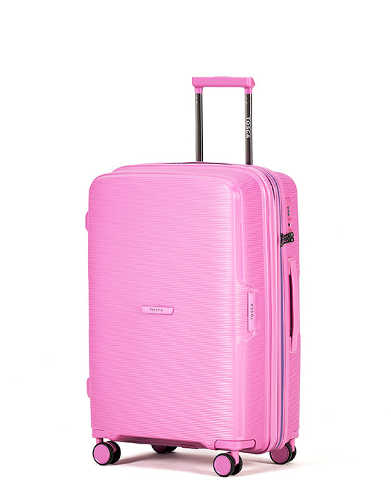 Tosca TCA510 Bel Air 25in Medium Spinner Hardshell Suitcase - Pink & Purple Luggage for Travel, Business Trips & Vacation Packing
