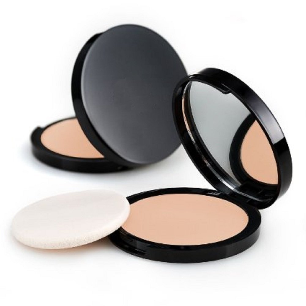 ProBeautyCo Dual Activ Pressed Powder Foundation - Medium Beige | Oil Control & Long-Lasting Coverage | Perfect for Everyday Wear & Touch-Ups On-The-Go