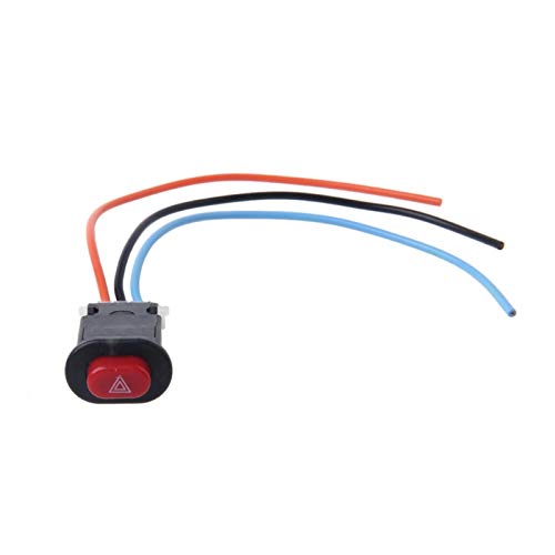 Motorcycle Hazard Light Switch - Emergency Flasher with 3 Wires for Safe Riding