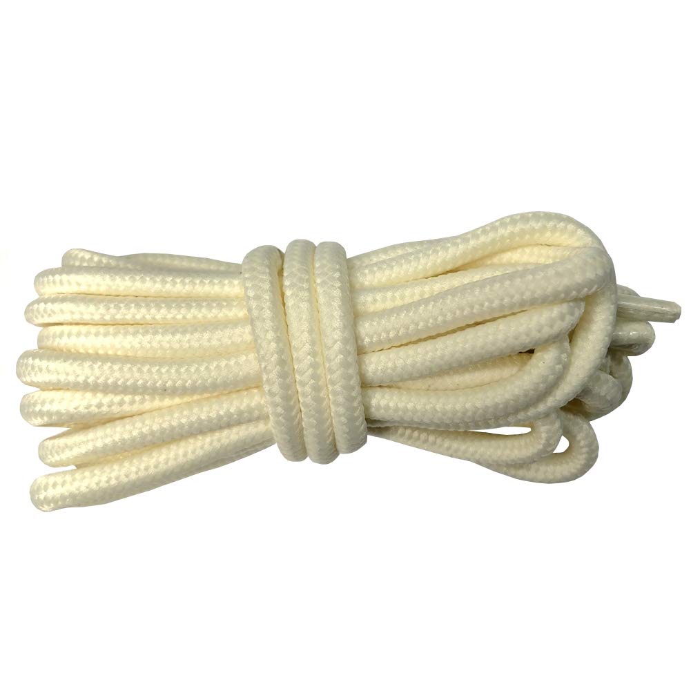 Durable Round Shoelaces for Boots & Sneakers - 47 to 71 Inch Elastic Sports Shoe Laces - Perfect for Running, Hiking & Everyday Wear