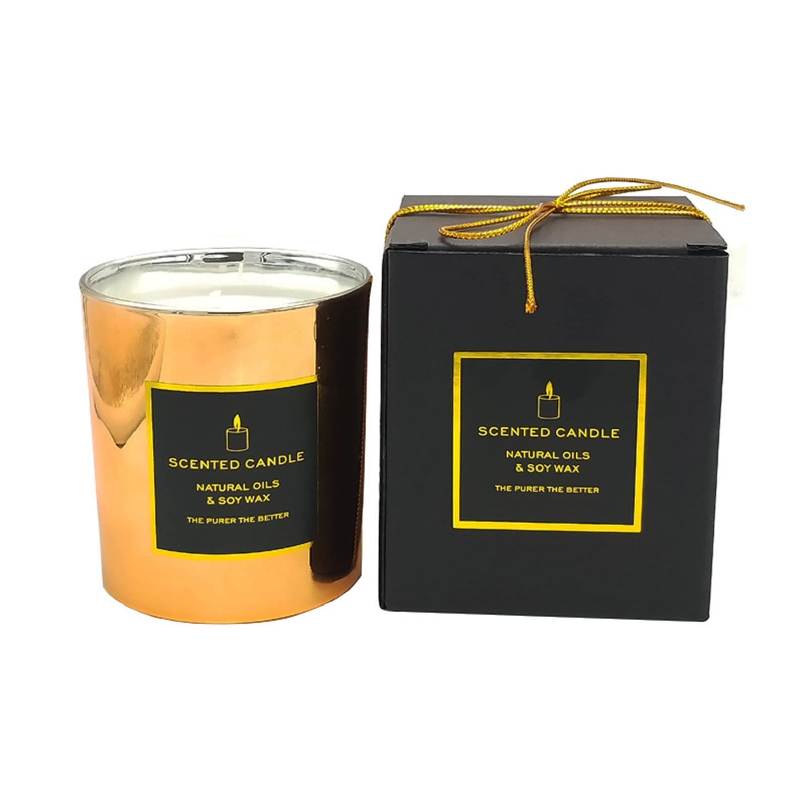 Abivew Soy Wax Aromatherapy Candle - Red Currant Scent, 45-Hour Burn Time, Essential Oils for Stress Relief & Relaxation | Perfect for Home Spa, Meditation, Romantic Dinners & Gift Giving (1 Pack)