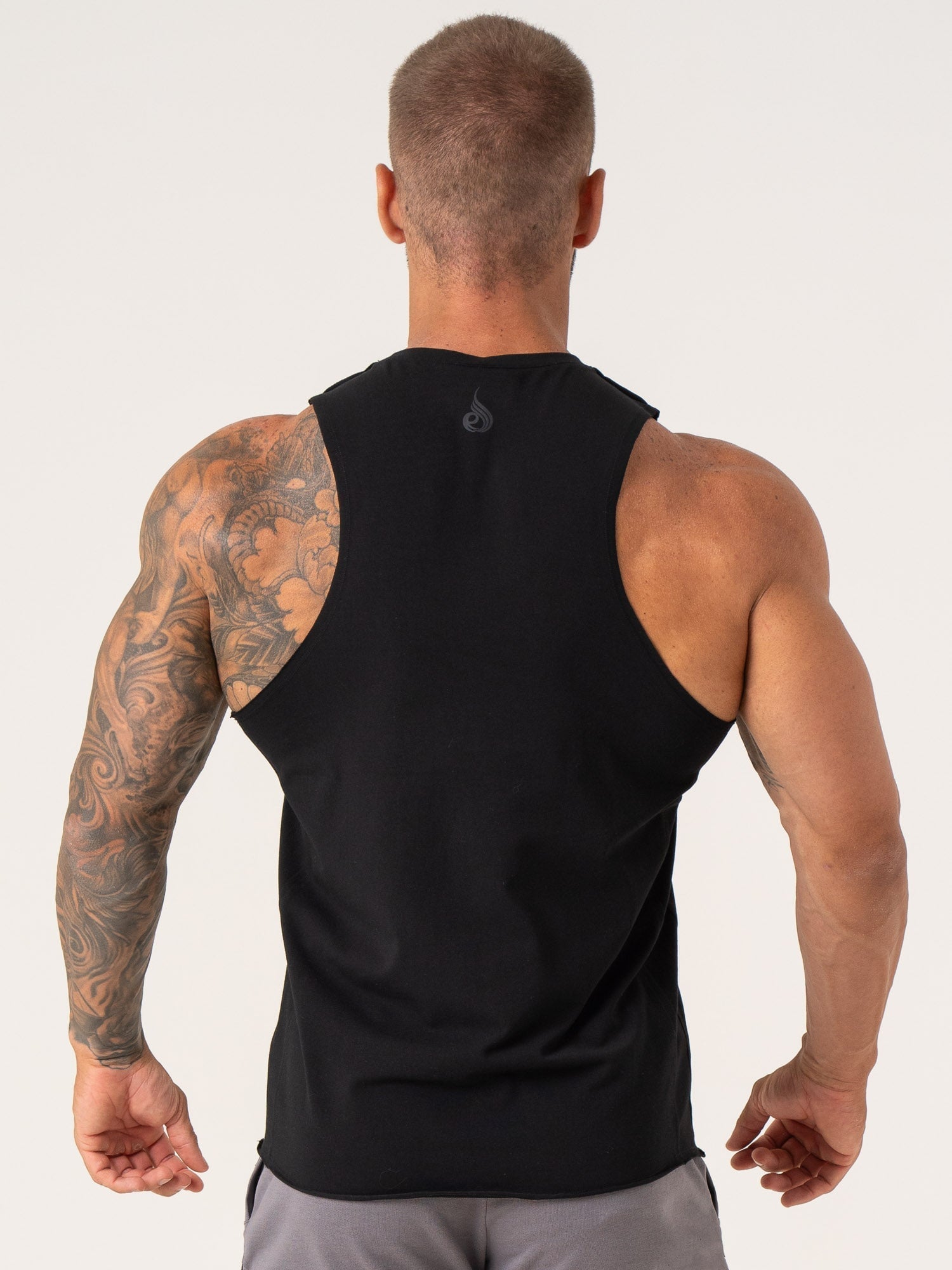 Force Tank Top for Men - Premium Black Workout Shirt for Gym, Running & Training - Comfortable & Breathable Activewear