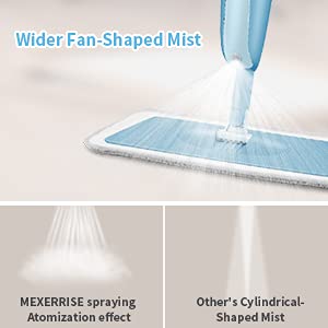 Verozi® 360° Rotating Magic Flat Microfiber Mop with Stainless Steel Handle - Wet Dry Floor Cleaner for Hardwood, Tile & Laminate - Includes 2 Washable Refill Pads - Perfect for Home, Kitchen & Bathroom Cleaning (1 Pack)