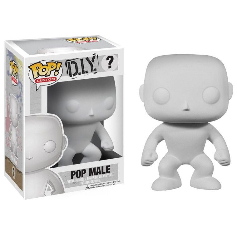 Custom DIY Pop! Vinyl Figure - Male Character Collectible for Display & Gifting - Perfect for Home Decor, Office Desk, and Pop Culture Collections