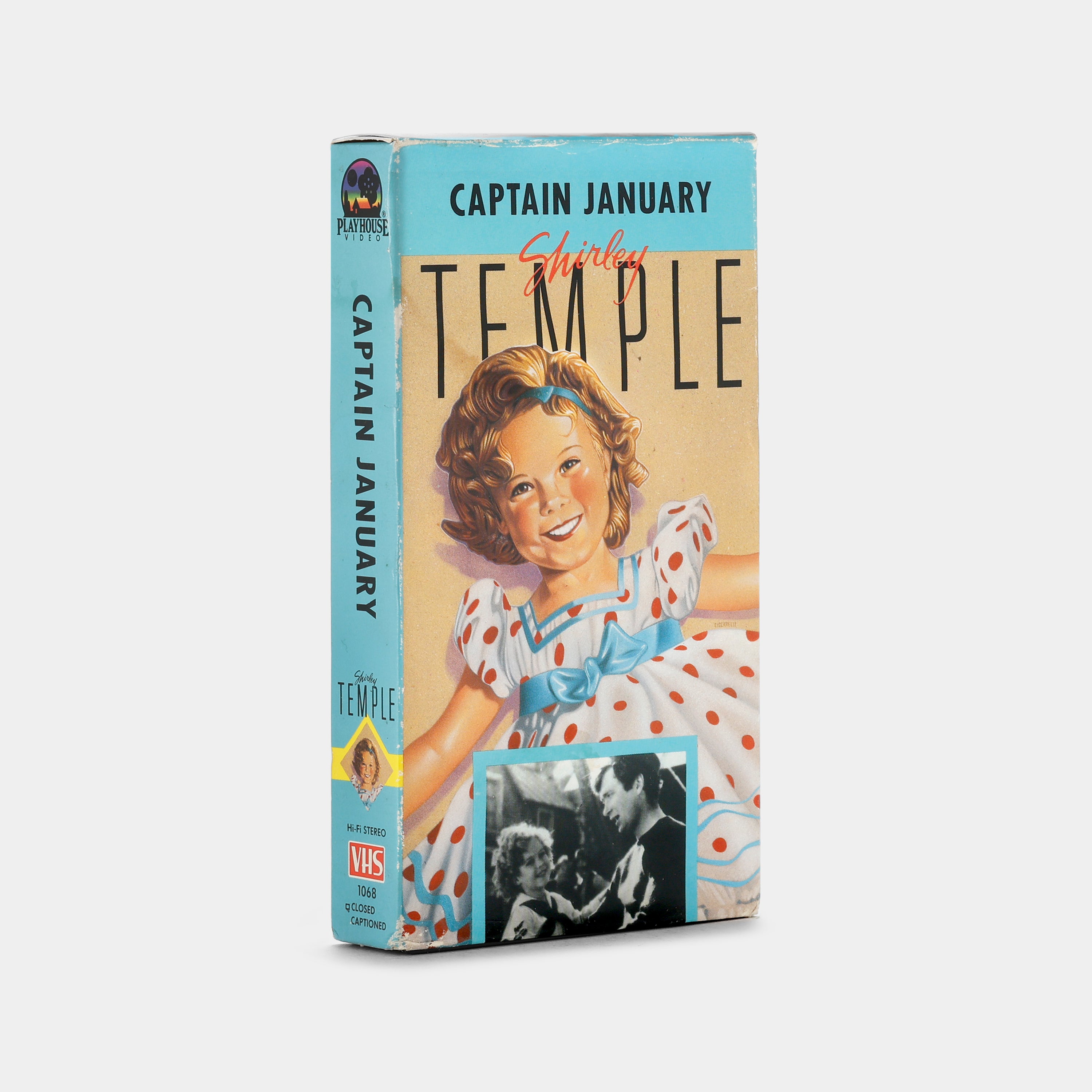 Captain January VHS Tape - Classic Family Movie for Collectors & Nostalgia Lovers - Perfect for Movie Nights, Vintage Decor & Gift Giving
