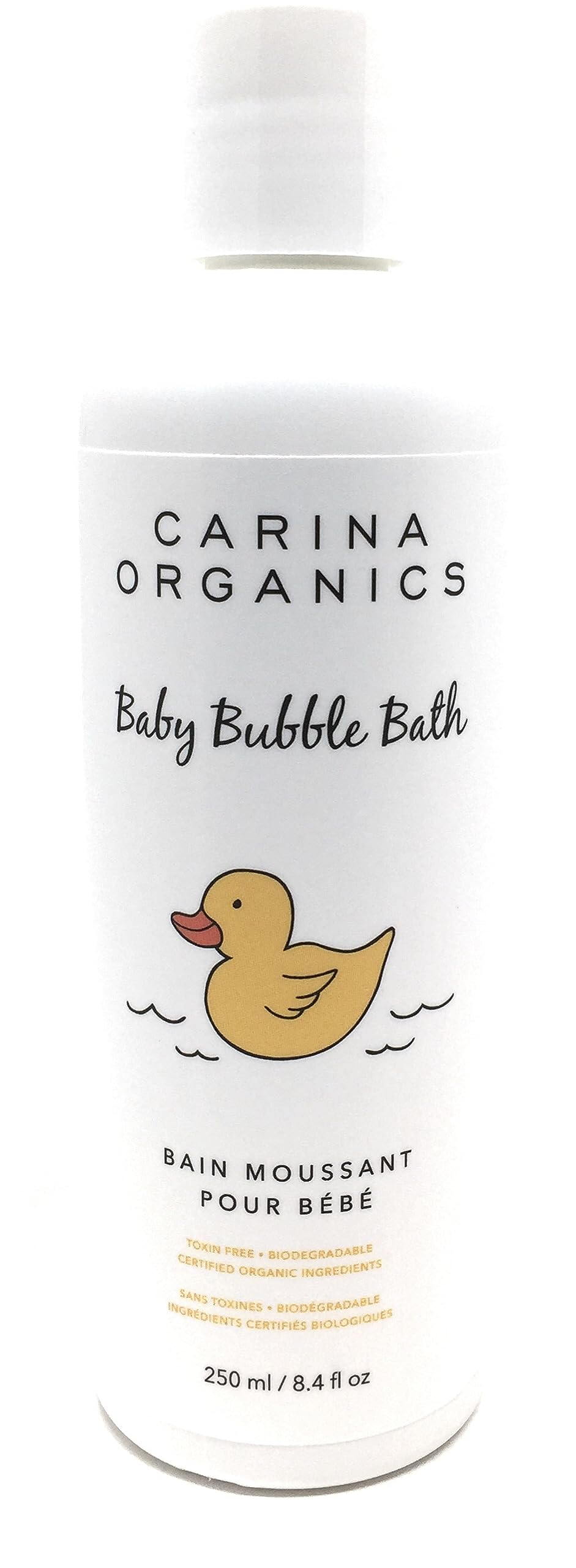 Carina Organics Baby Bubble Bath - Gentle & Natural for Sensitive Skin | Perfect for Newborns & Toddlers | Relaxing Bath Time Routine