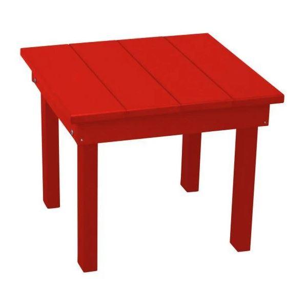 A & L Furniture Poly Hampton End Table - Stylish Side Table for Living Room, Bedroom, or Office - Perfect for Holding Lamps, Books, and Decor