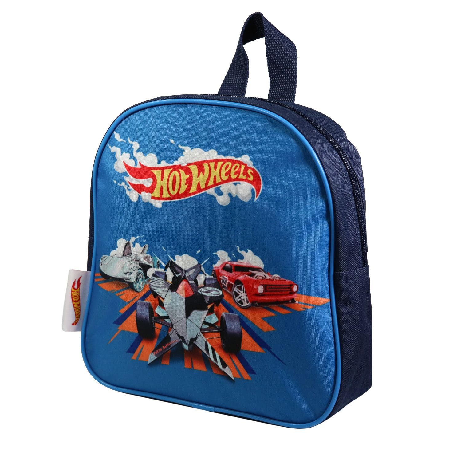 Hot Wheels Blue Backpack for School Kids 24cm - Durable & Lightweight for Daily Use, Travel & Outdoor Adventures