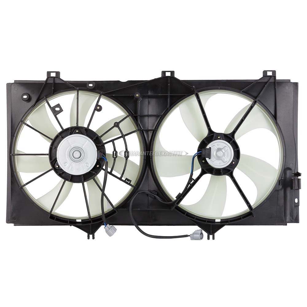 New Condenser & Radiator Cooling Fan Assembly for Lexus ES350 & Toyota Camry 2007-2018 - BuyAutoParts 19-20354AN - Perfect for Engine Overheating Prevention & AC System Repair