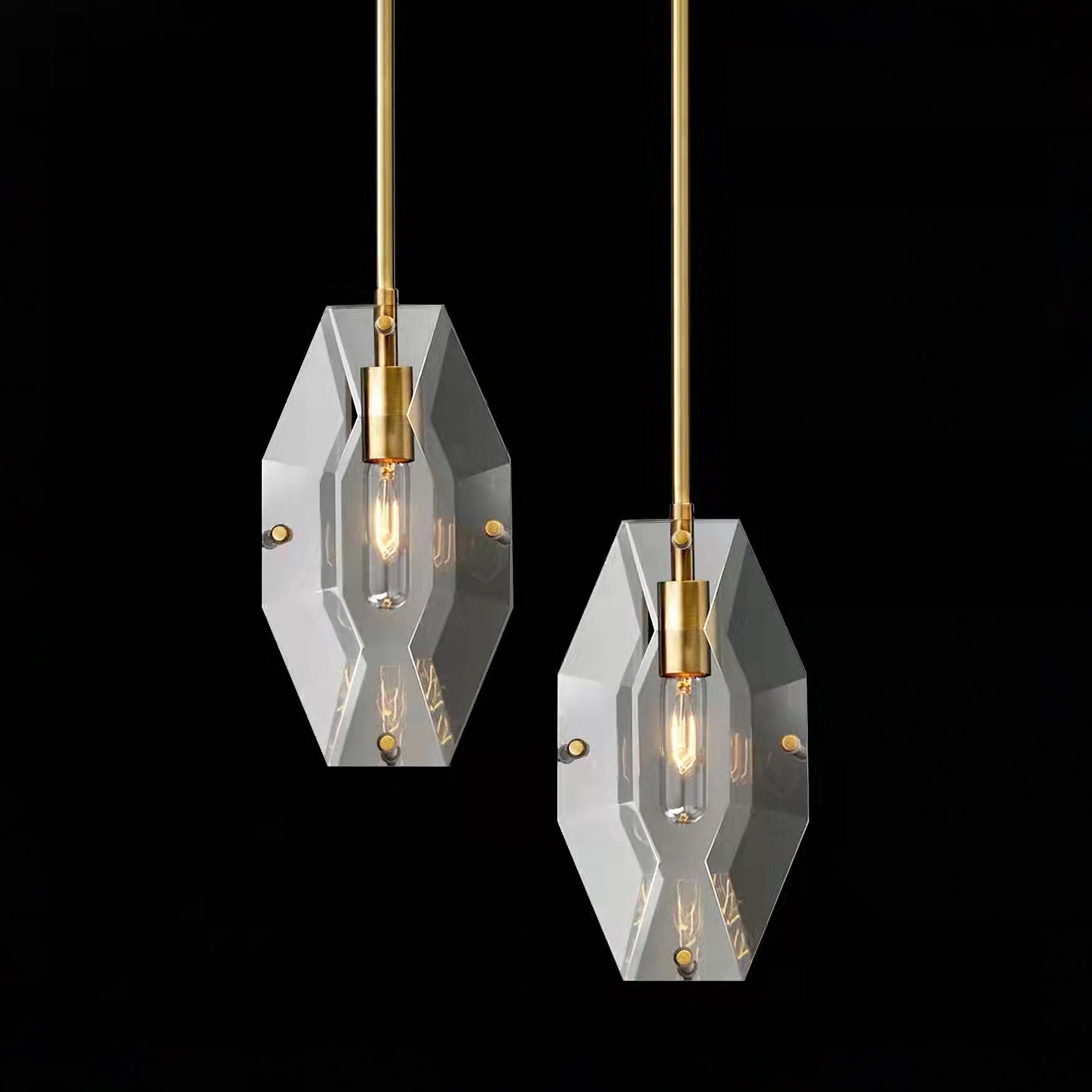Francaix Modern Pendant Light - Elegant Hanging Ceiling Lamp for Kitchen, Dining Room, Bedroom & Living Room Decor