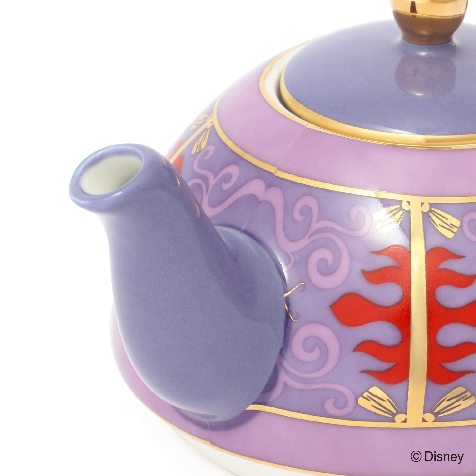 Disney Aladdin Magic of Chemistry Tea Set - Ceramic Teapot with Cup for One - Perfect for Kids Tea Parties, Disney Themed Gifts & Collectibles