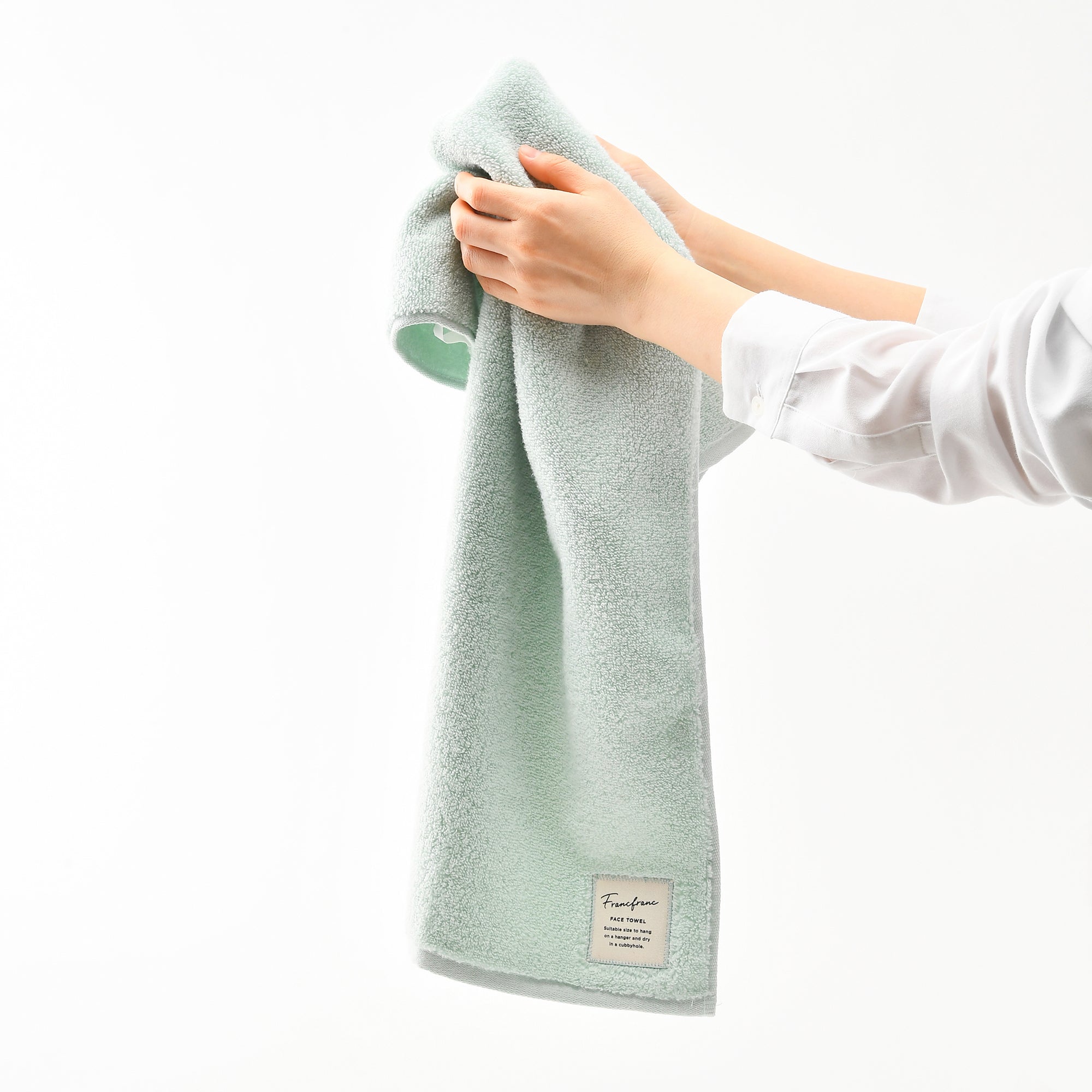 Soft & Absorbent Fuwasara Face Towel Set - 2 Pack Gray | Gentle Exfoliating & Makeup Removal | Perfect for Skincare Routine & Spa Days