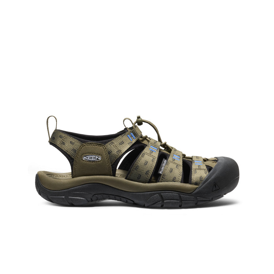 Men's Newport Retro Sandal by Études Studio - Olive Green Comfortable Walking Sandals for Beach, Travel & Casual Outfits