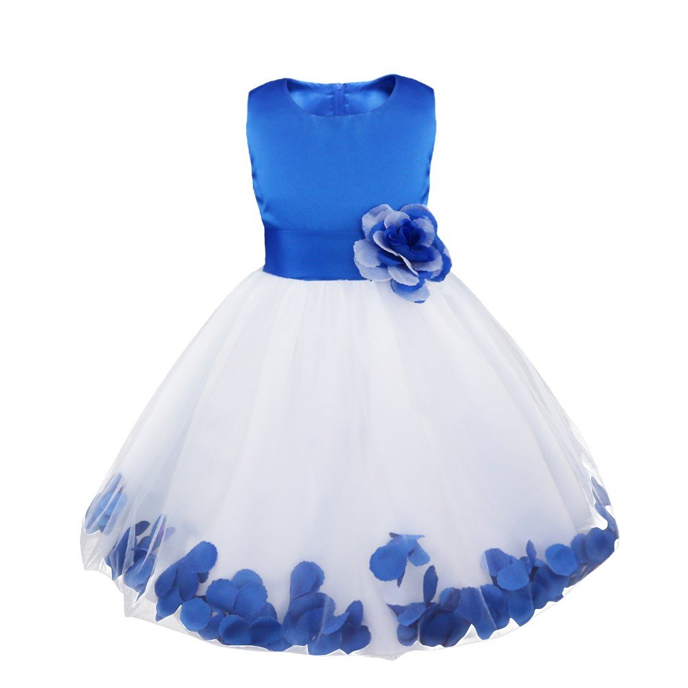 CHICTRY Floral Bow Princess Wedding & Bridesmaid Dresses - Elegant Pageant Party Gowns for Flower Girls | Perfect for Formal Events, Proms & Special Occasions