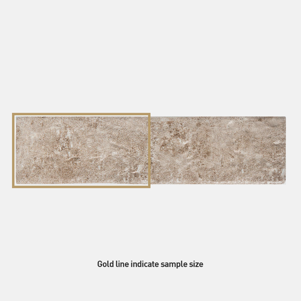 Capri Driftwood Brown 60x250 Brick Look Subway Tile - Peel and Stick Backsplash for Kitchen, Bathroom & Fireplace Renovation
