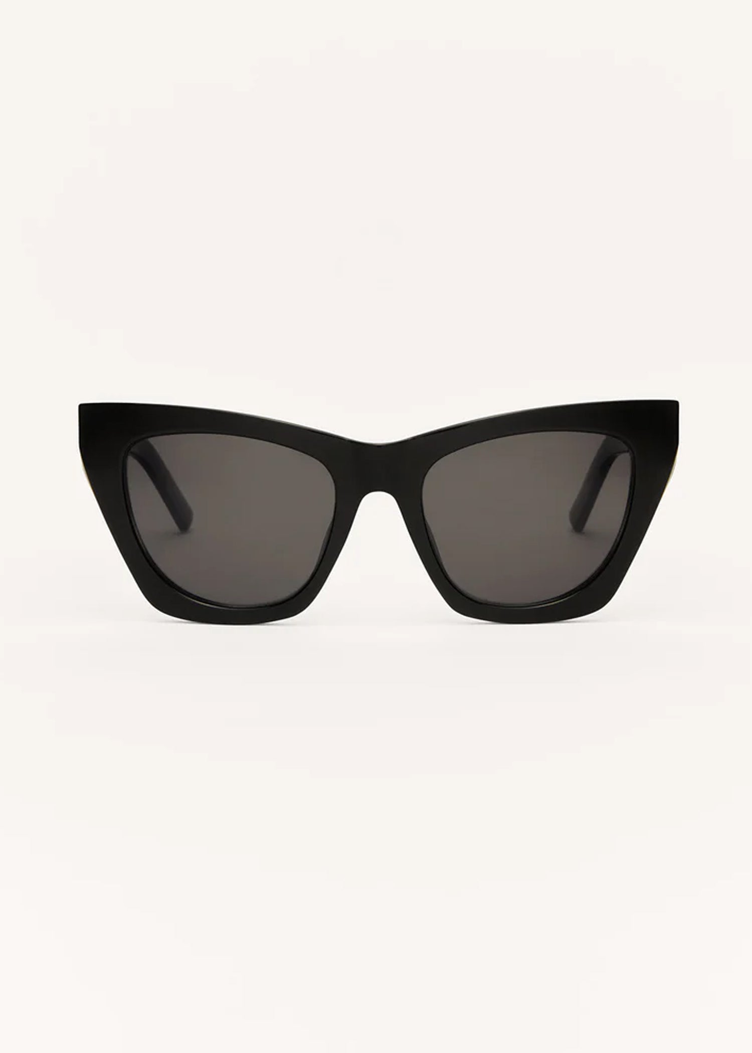 Z Supply Undercover Polarized Sunglasses for Men & Women - Polished Black UV Protection - Perfect for Driving, Beach & Outdoor Activities