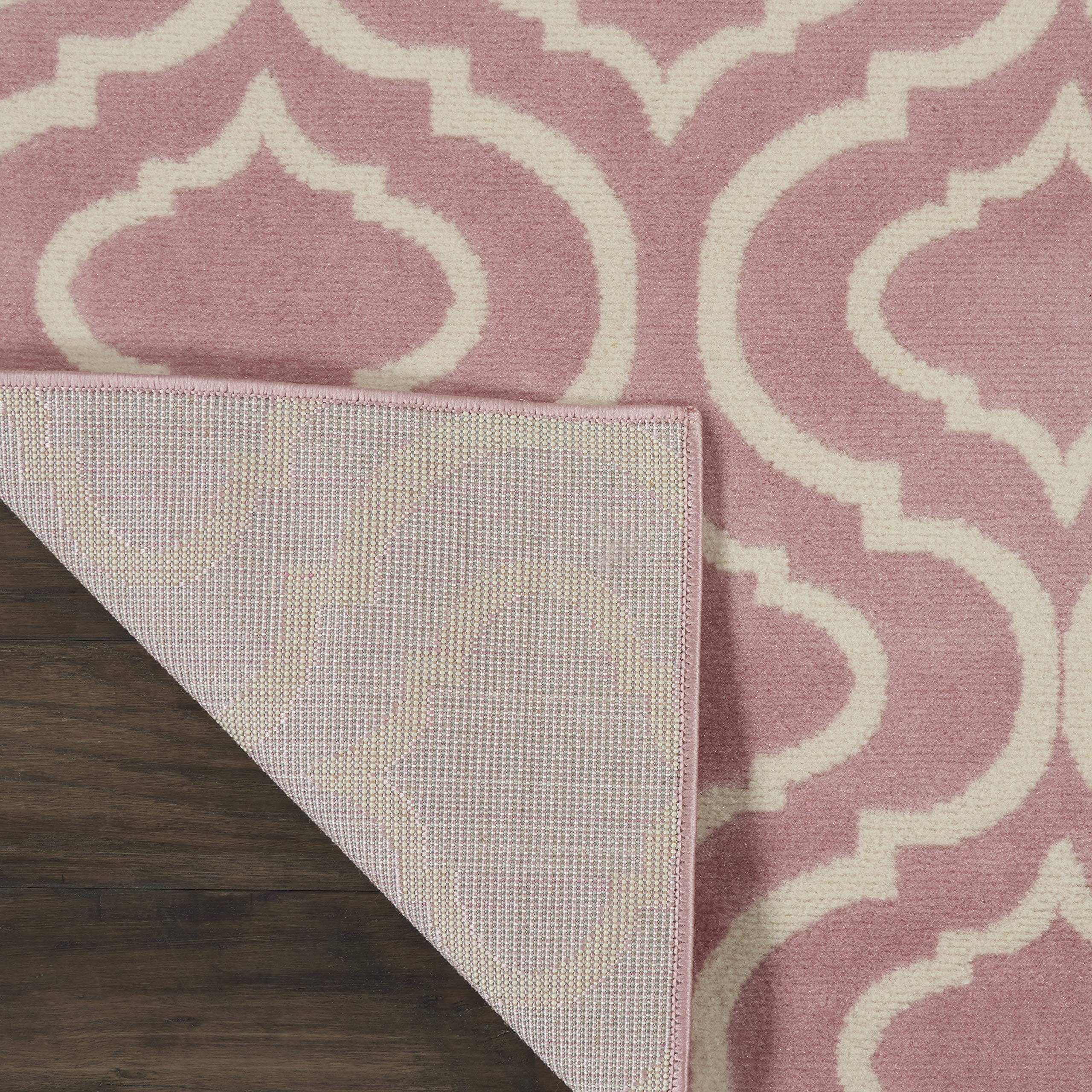 Nourison Jubilant Trellis Pink 8'6