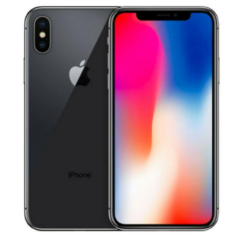 Refurbished iPhone X 64GB Unlocked - Space Gray (No Face ID) | Eco-Friendly Smartphone for Work, Travel & Everyday Use