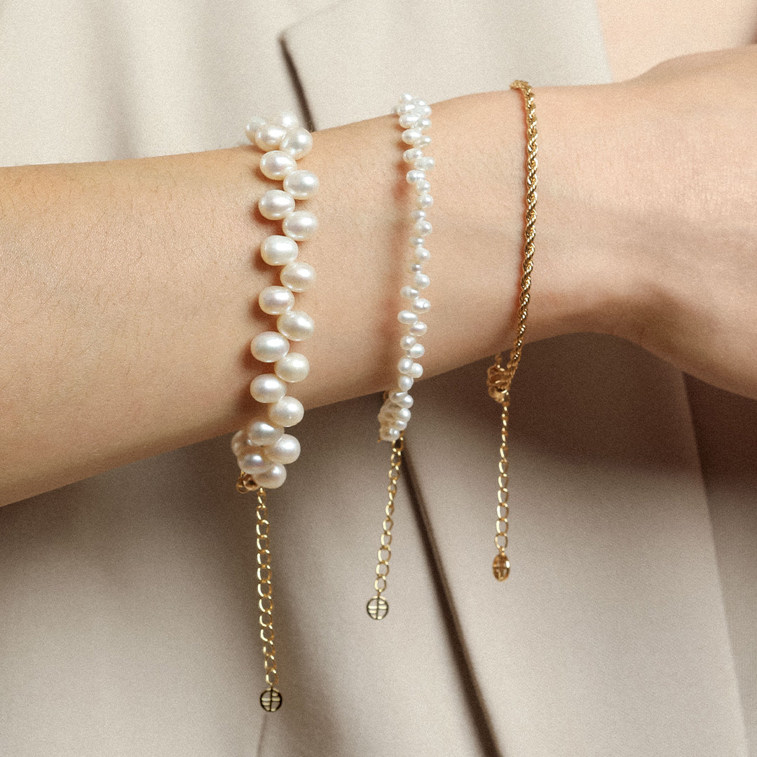 3mm Aspen Pearl Bracelet - Elegant & Dainty Jewelry for Women, Perfect for Weddings, Parties & Everyday Wear
