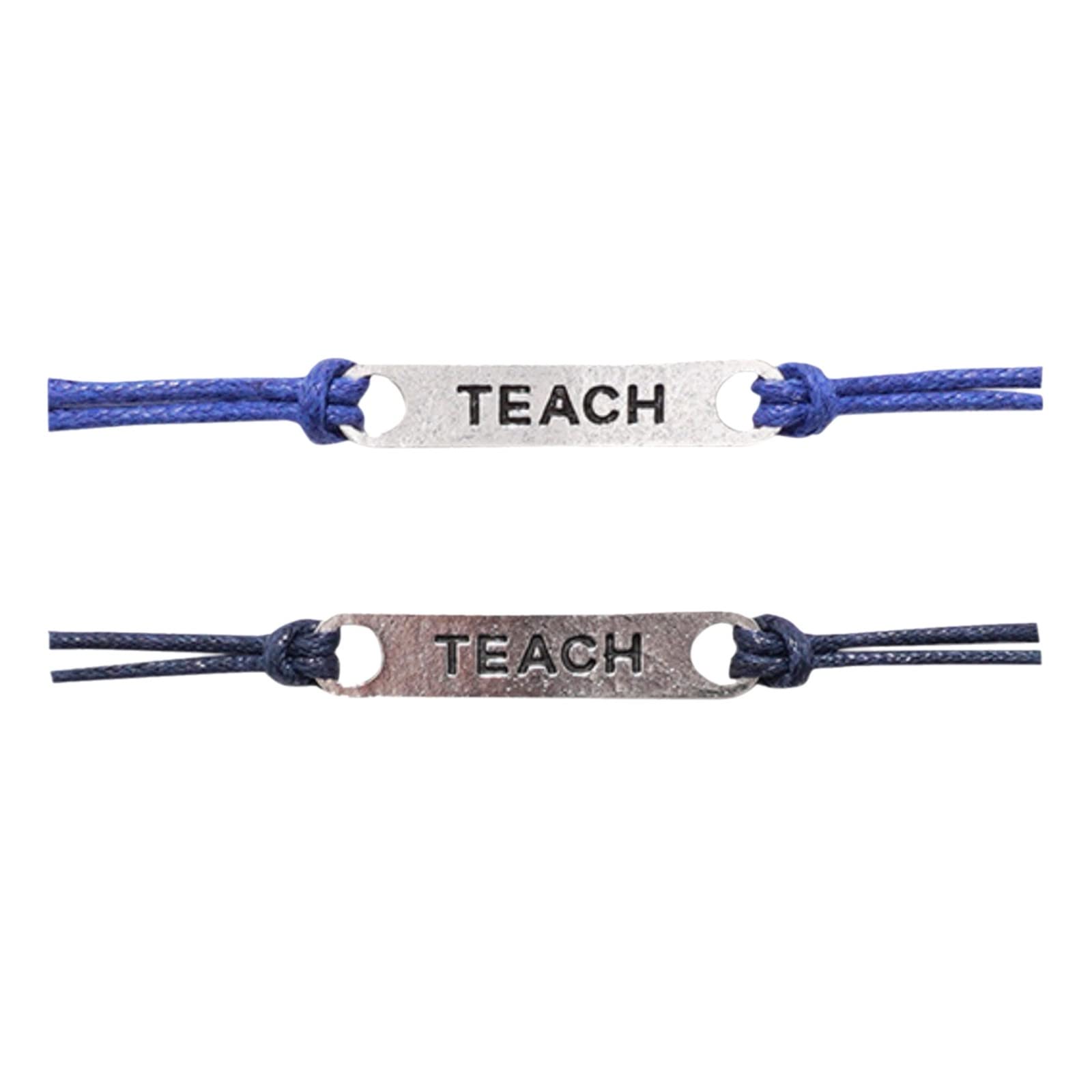 Boys Teacher Bracelet Gift - Blessing Card & Colorful Bracelets for Men & Ladies - Perfect for Teacher's Day & Gifts