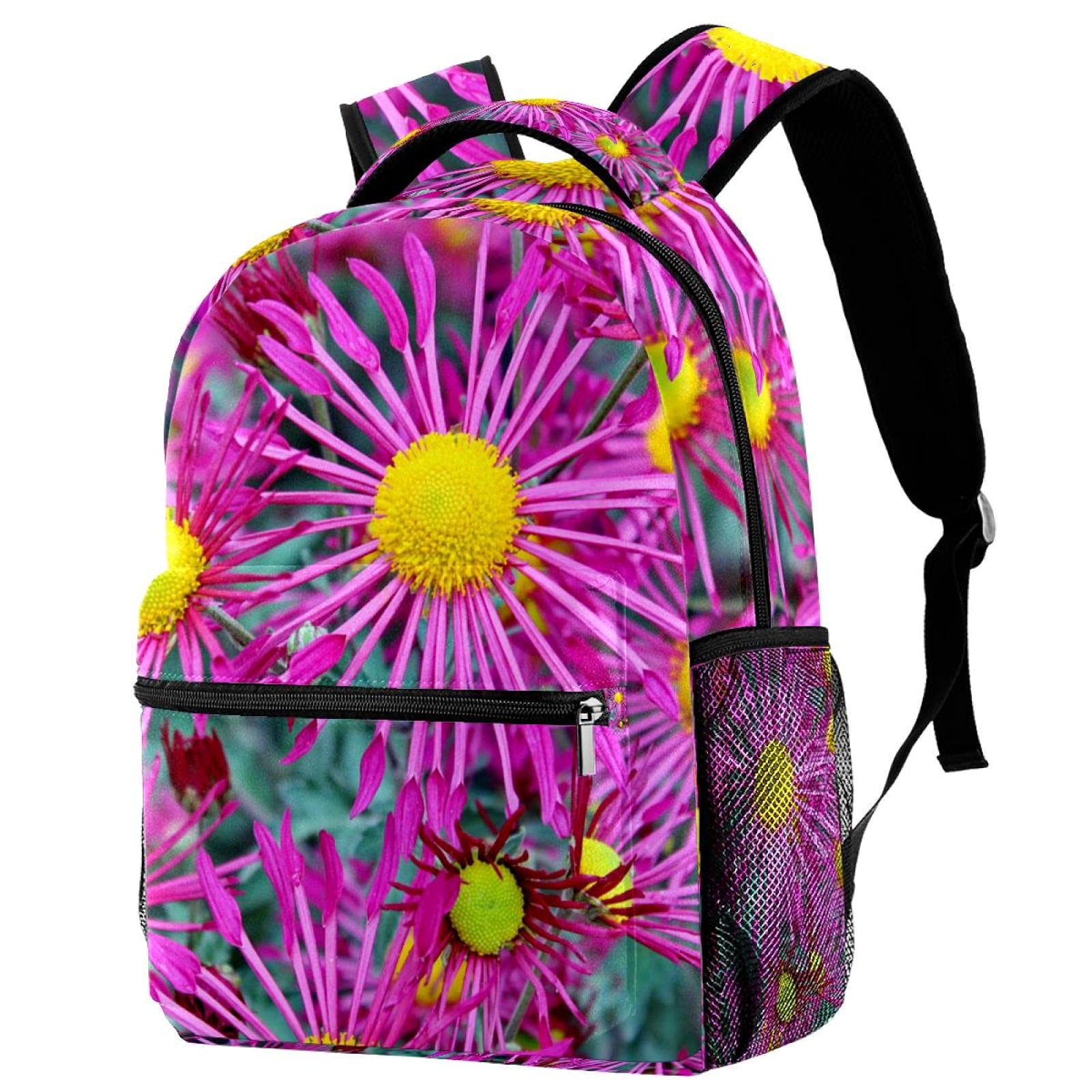 **Purple Aster Backpack for Women & Students – Lightweight Travel Backpack, College School Tote Bag – Perfect for Commuting, Hiking & Daily Use**