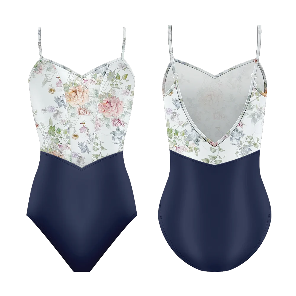 Demi Jardin Verte Girls Leotard - Ballet Dance Leotard for Kids with Comfortable Stretch Fabric - Perfect for Ballet Class, Dance Practice & Performance