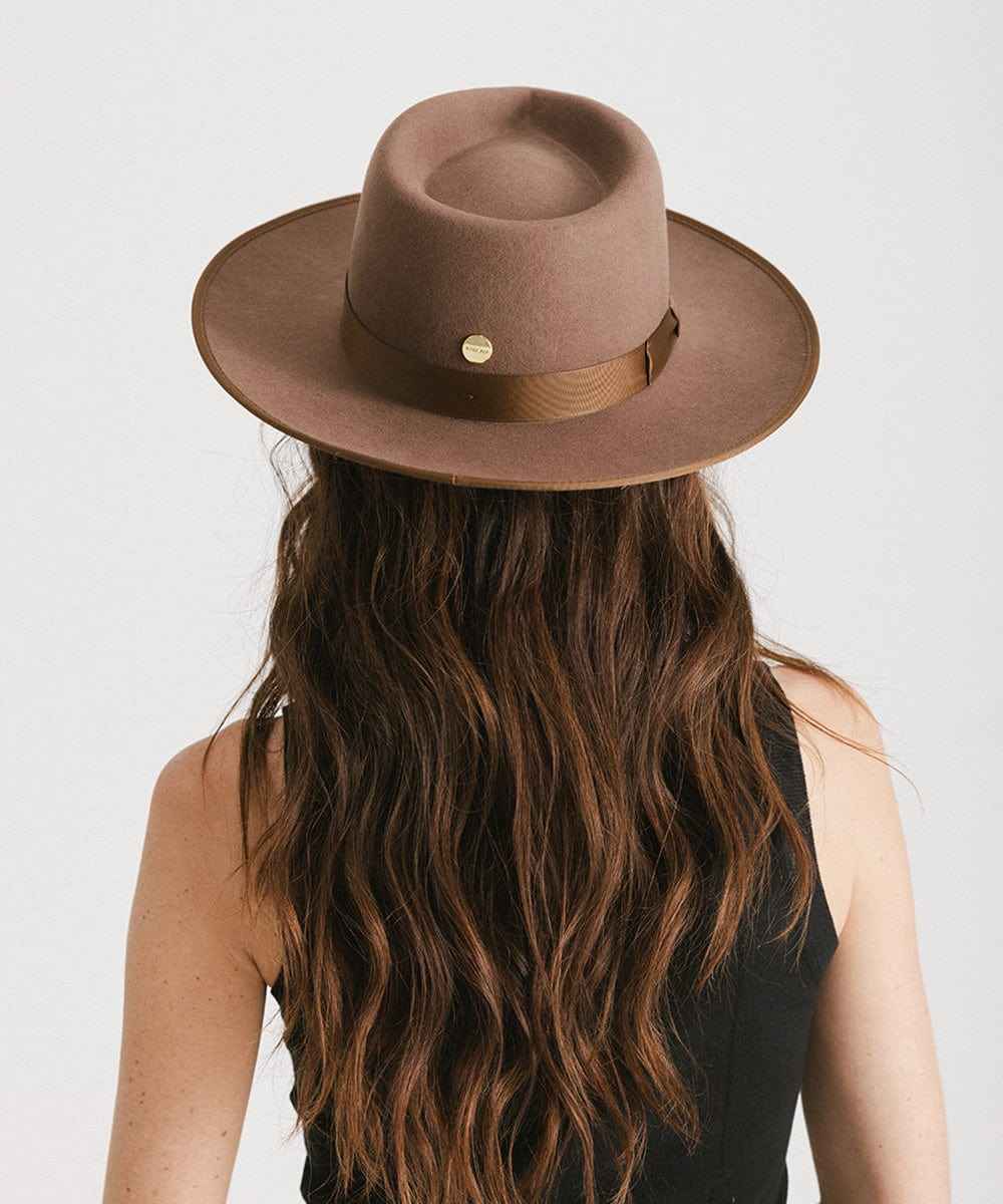Monroe Rancher Fedora Hat for Men & Women - Western Style Cowboy Hat with Wide Brim - Perfect for Outdoor, Rodeo, and Country Music Events