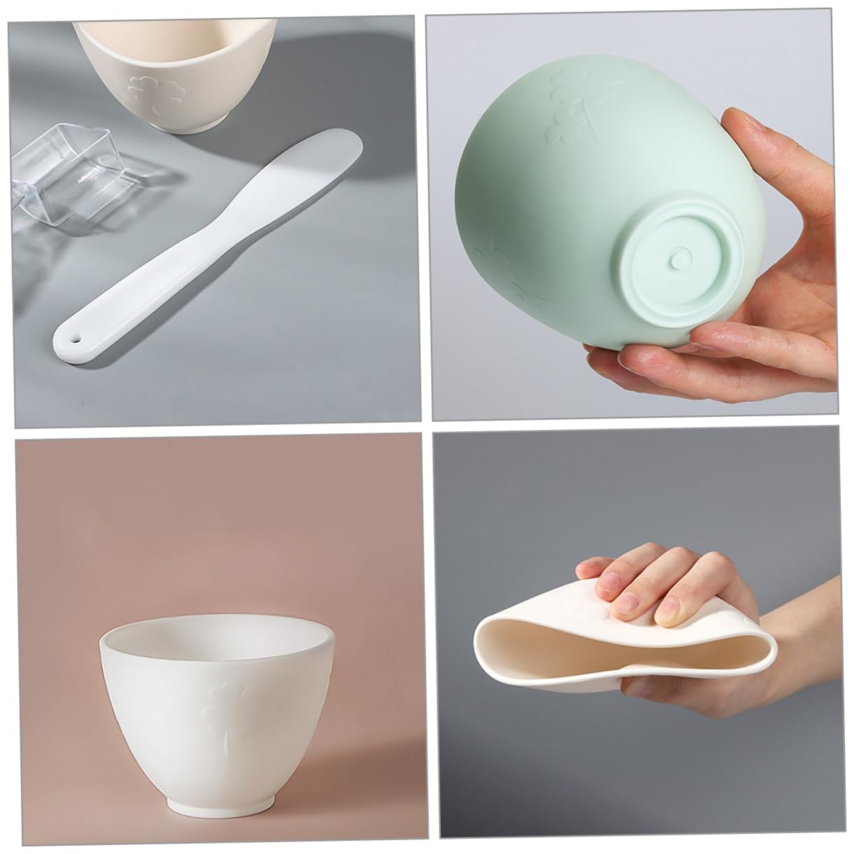 Healeved DIY Face Mask Mixing Bowl Set - Mud & Modeling Mask Mixing Tool for Skincare, Spa & Beauty Treatments at Home | Perfect for Clay Masks, Charcoal Masks & DIY Facial Treatments