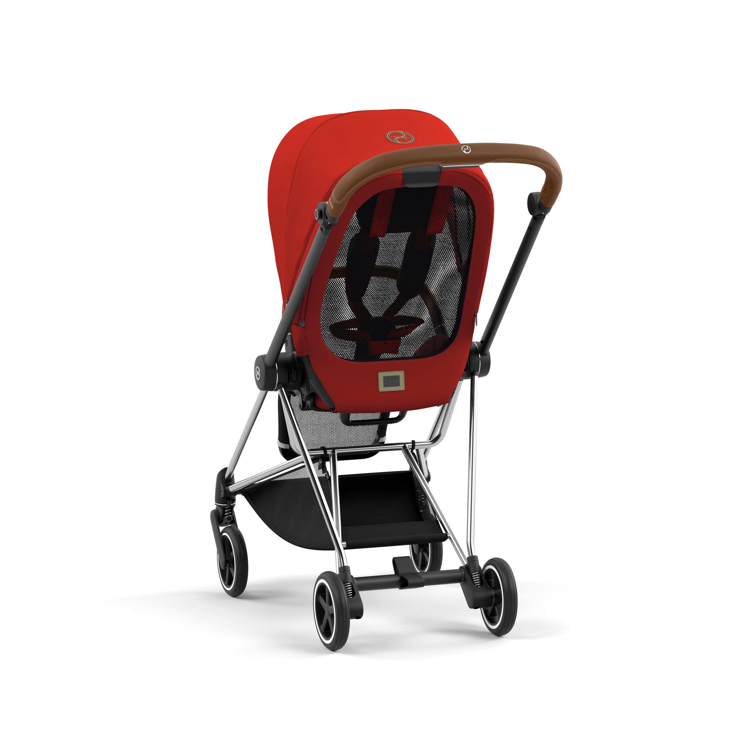 Cybex Mios 3 Complete Stroller - Lightweight Travel Stroller with Reversible Seat, Chrome/Brown | Perfect for City Walks, Travel & Everyday Use
