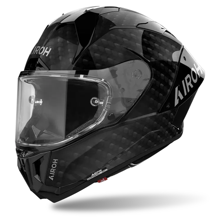 Airoh GP 800 FIM Gloss Carbon Motorcycle Helmet - Lightweight DOT & ECE Certified Full Face Helmet for Racing, Street Riding & Off-Road Adventures