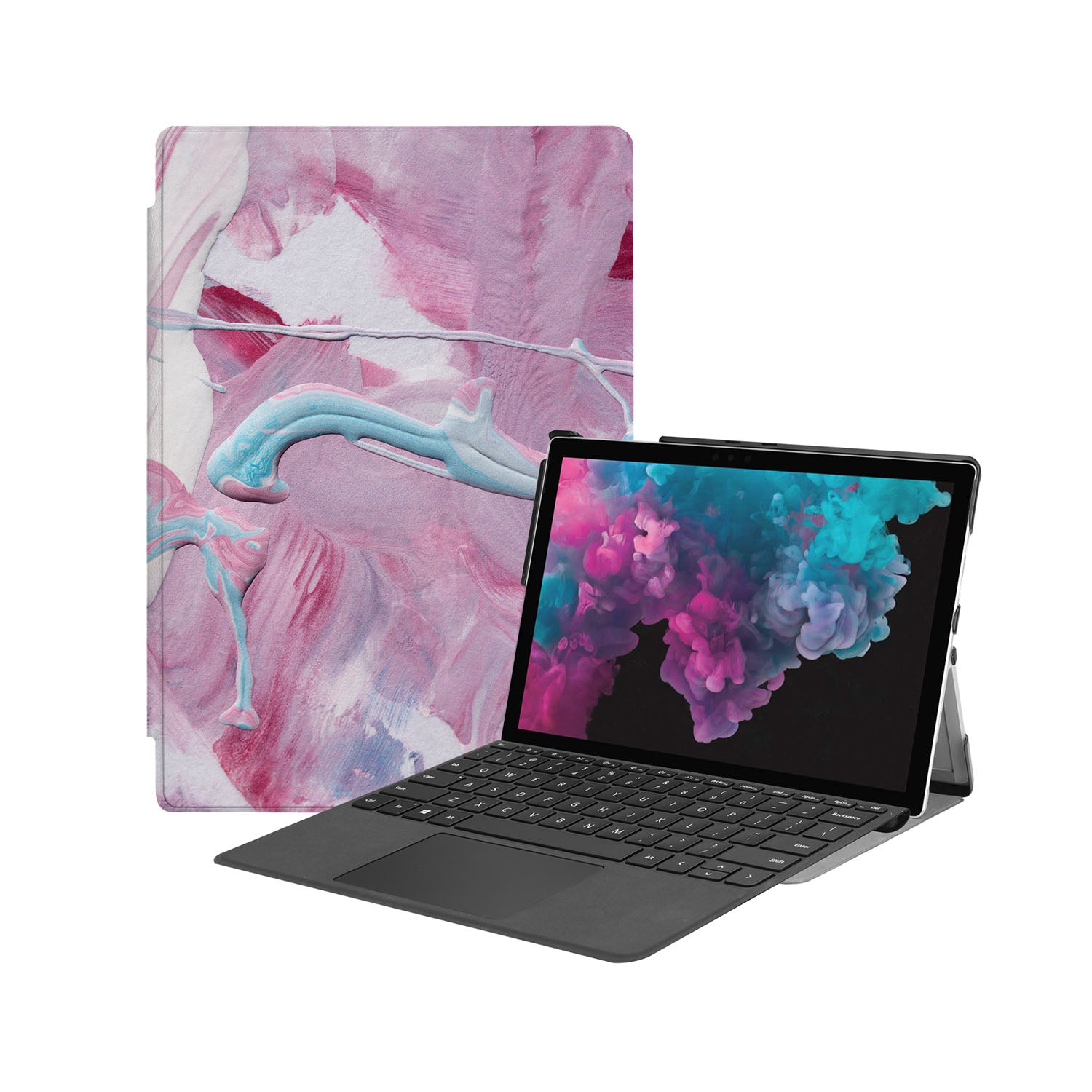 Microsoft Surface Case - Premium Oil Painting Abstract Design Protective Cover for Surface Pro/Book/Laptop - Perfect for Work, Travel & Home Use