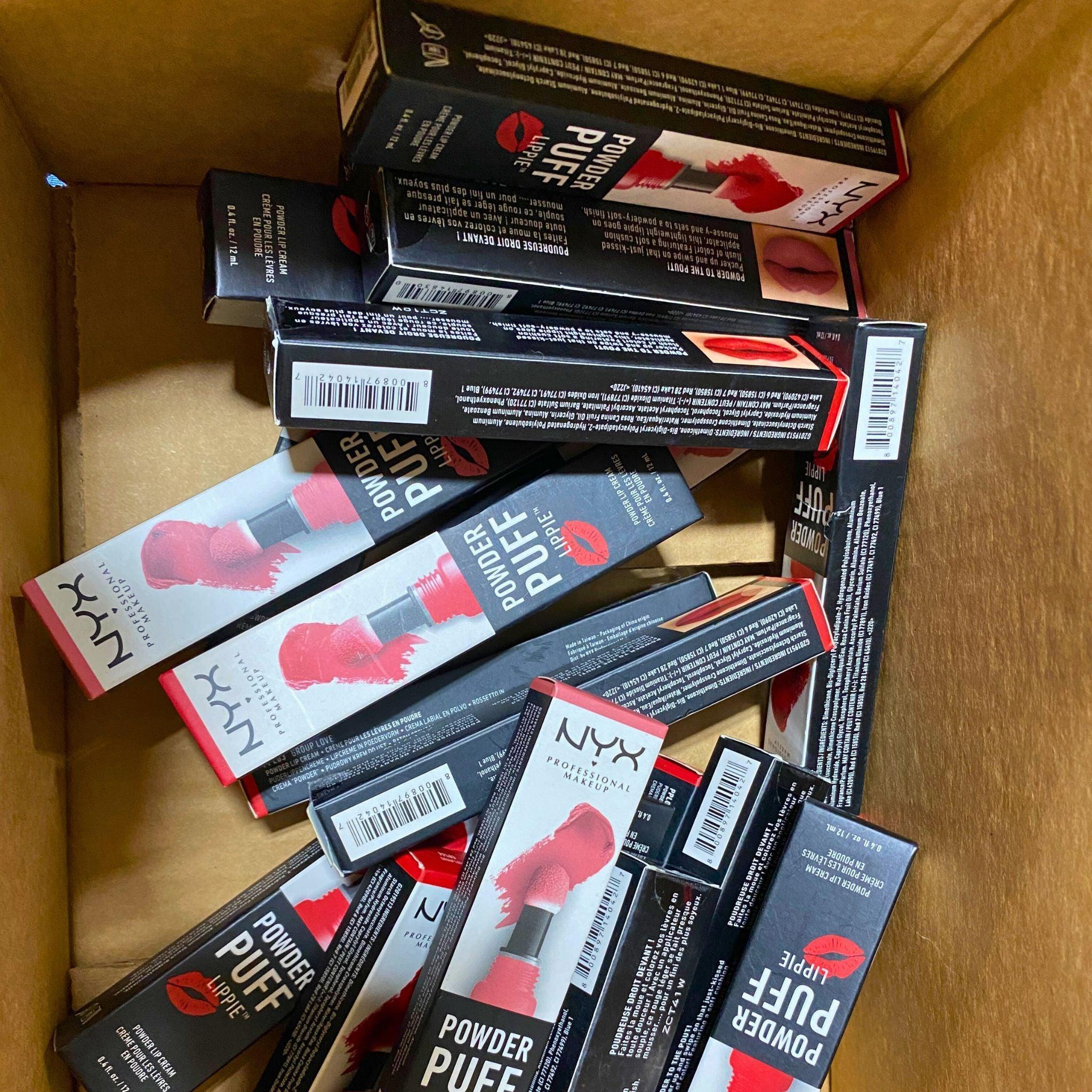 NYX Powder Puff Lippie Liquid Lipstick - 24 Piece Set | Matte Lip Cream with Velvety Finish | Perfect for Everyday Wear, Date Night & Special Occasions